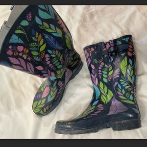 Leaf Rain Boots